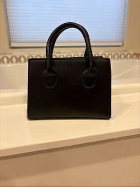 Classic Black Structured Micro Purse